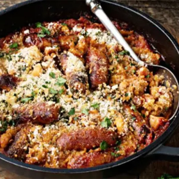 Sausage and Bacon Casserole